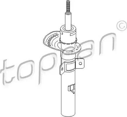 Topran 301 909 - Shock Absorber autospares.lv