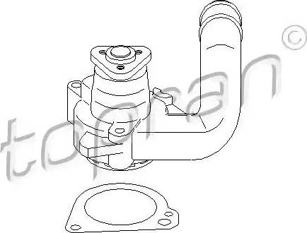 Topran 301 514 - Water Pump autospares.lv