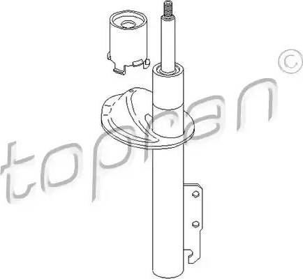 Topran 301 044 - Shock Absorber autospares.lv