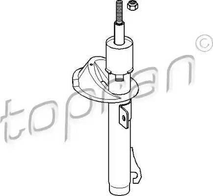 Topran 301 050 - Shock Absorber autospares.lv