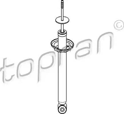 Topran 301 043 - Shock Absorber autospares.lv