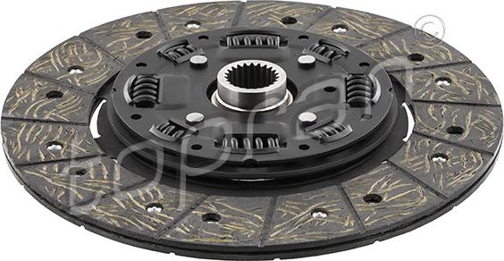 Topran 301 105 - Clutch Disc autospares.lv