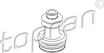 Topran 301 250 - Bellow, drive shaft autospares.lv