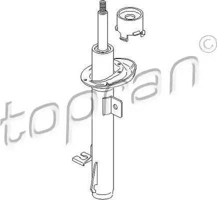 Topran 302 458 - Shock Absorber autospares.lv