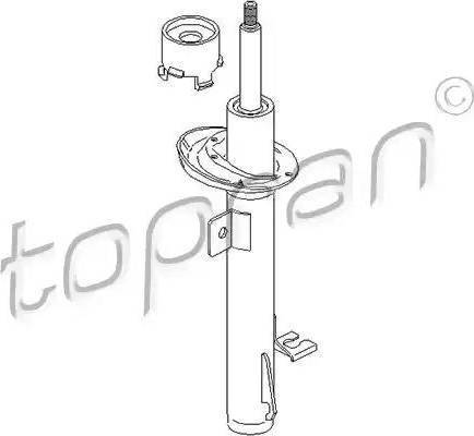 Topran 302 465 - Shock Absorber autospares.lv