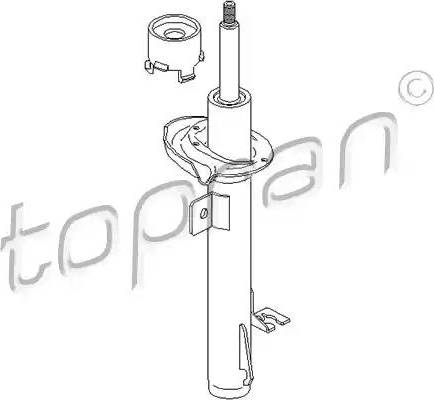 Topran 302 461 - Shock Absorber autospares.lv