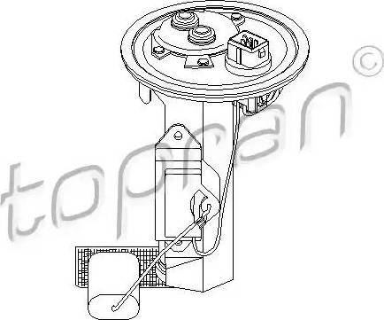 Topran 302 668 - Fuel Supply Module autospares.lv