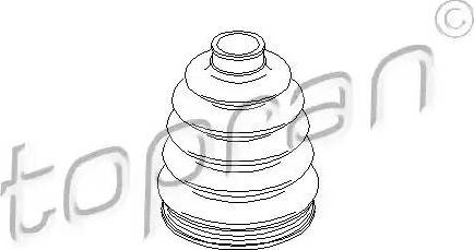 Topran 302 378 - Bellow, drive shaft autospares.lv