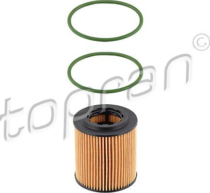 Topran 206 922 - Oil Filter autospares.lv