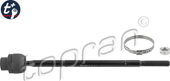Topran 206 447 - Inner Tie Rod, Axle Joint autospares.lv