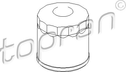 Topran 207 483 - Oil Filter autospares.lv