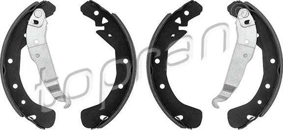 Topran 206 510 - Brake Shoe Set autospares.lv