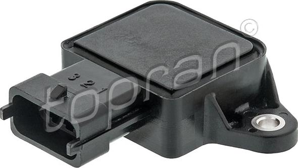 Topran 206 176 - Sensor, throttle position autospares.lv