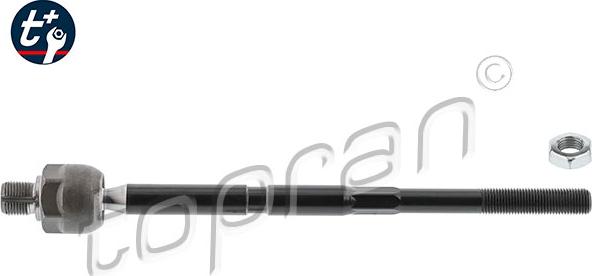 Topran 206 898 - Inner Tie Rod, Axle Joint autospares.lv