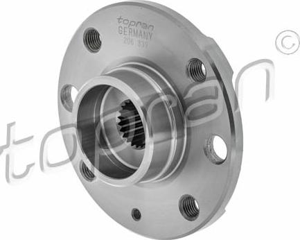 Topran 206 339 - Wheel Hub autospares.lv