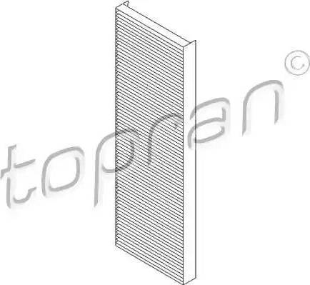 Topran 206 733 - Filter, interior air autospares.lv