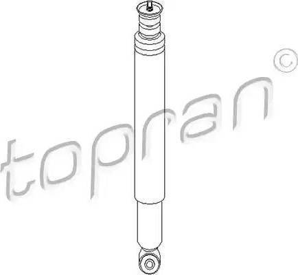 Topran 205 491 - Shock Absorber autospares.lv