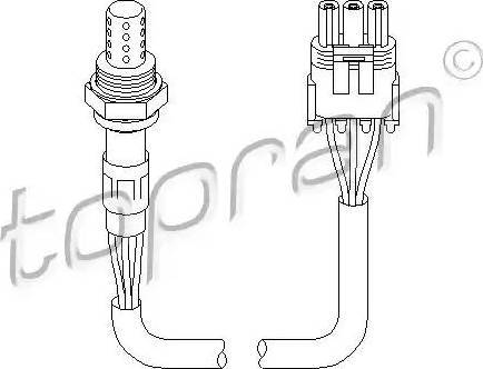 Topran 201 752 - Lambda Sensor autospares.lv