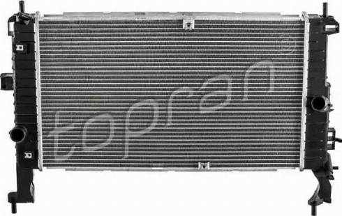 Topran 208 059 - Radiator, engine cooling autospares.lv