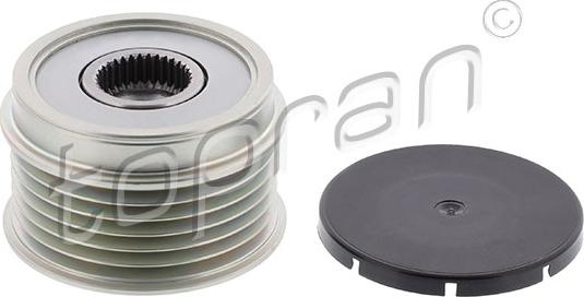 Topran 208 141 - Pulley, alternator, freewheel clutch autospares.lv