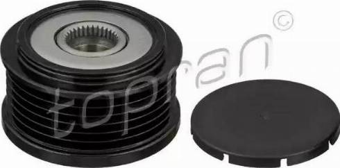 Topran 208 139 - Pulley, alternator, freewheel clutch autospares.lv