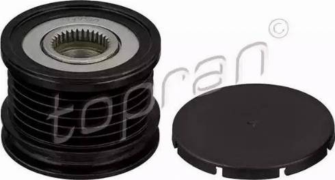 Topran 208 138 - Pulley, alternator, freewheel clutch autospares.lv