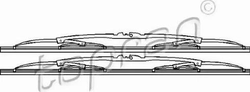 Topran 202 225 - Wiper Blade autospares.lv