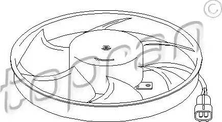 Topran 207 916 - Fan, radiator autospares.lv