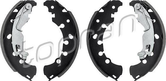 Topran 207 970 - Brake Shoe Set autospares.lv