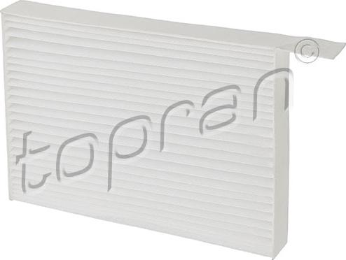 Topran 207 480 - Filter, interior air autospares.lv