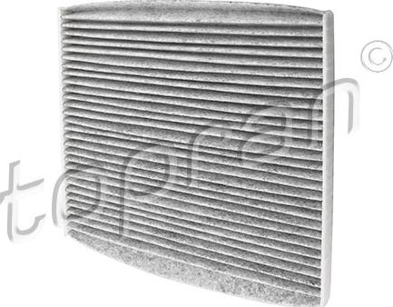 Topran 207 568 - Filter, interior air autospares.lv