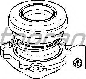 Topran 207 634 755 - Central Slave Cylinder, clutch autospares.lv