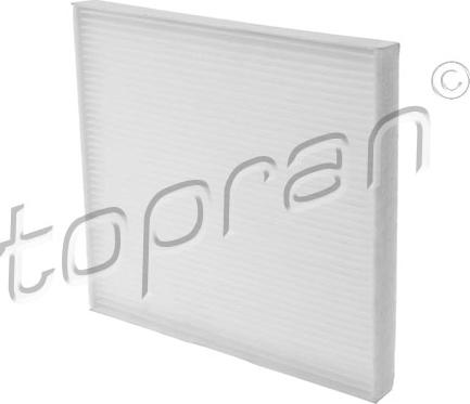 Topran 207 624 - Filter, interior air autospares.lv