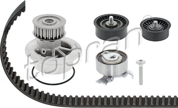 Topran 207 898 - Water Pump & Timing Belt Set autospares.lv