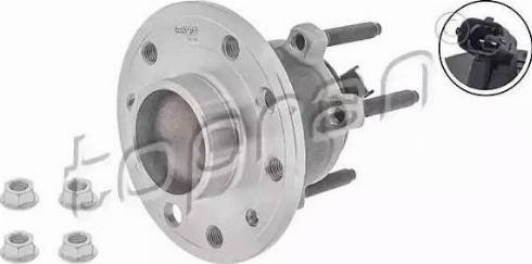 Topran 207 393 - Wheel Hub autospares.lv