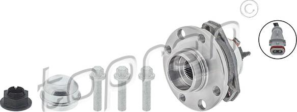 Topran 207 389 - Wheel hub, bearing Kit autospares.lv