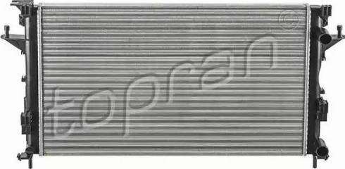 Topran 700 957 - Radiator, engine cooling autospares.lv