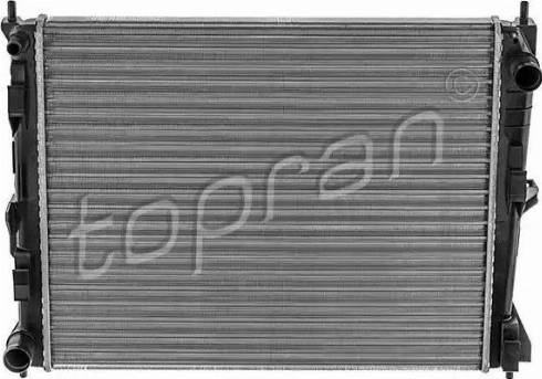 Topran 700 962 - Radiator, engine cooling autospares.lv