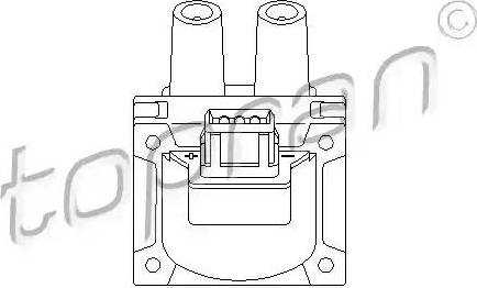 Topran 700 121 - Ignition Coil autospares.lv