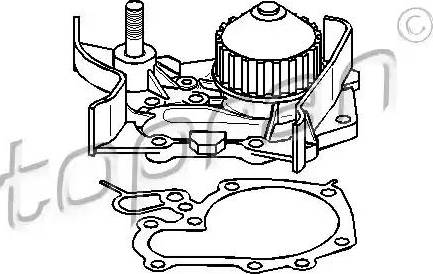 Topran 700 225 - Water Pump autospares.lv