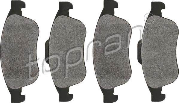 Topran 700 767 - Brake Pad Set, disc brake autospares.lv