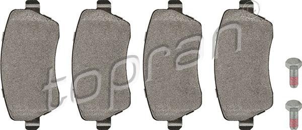 Topran 700 770 - Brake Pad Set, disc brake autospares.lv