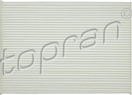 Topran 701 562 - Filter, interior air autospares.lv