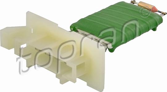 Topran 701 671 - Resistor, interior blower autospares.lv