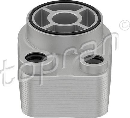 Topran 701 166 - Oil Cooler, engine oil autospares.lv