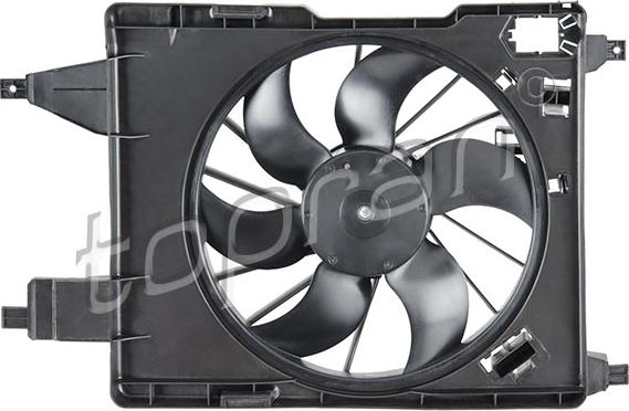 Topran 701 837 - Fan, radiator autospares.lv