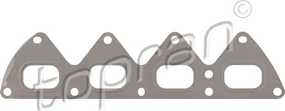 Topran 702 080 - Gasket, exhaust manifold autospares.lv