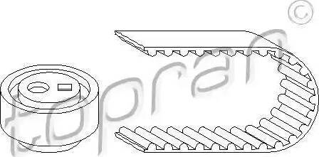 Topran 720 145 - Timing Belt Set autospares.lv