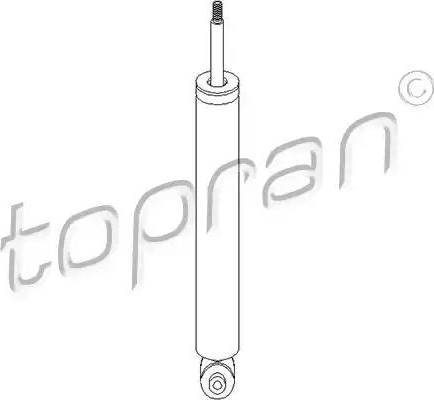 Topran 720 848 - Shock Absorber autospares.lv