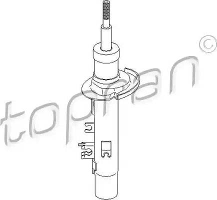 Topran 720 859 - Shock Absorber autospares.lv